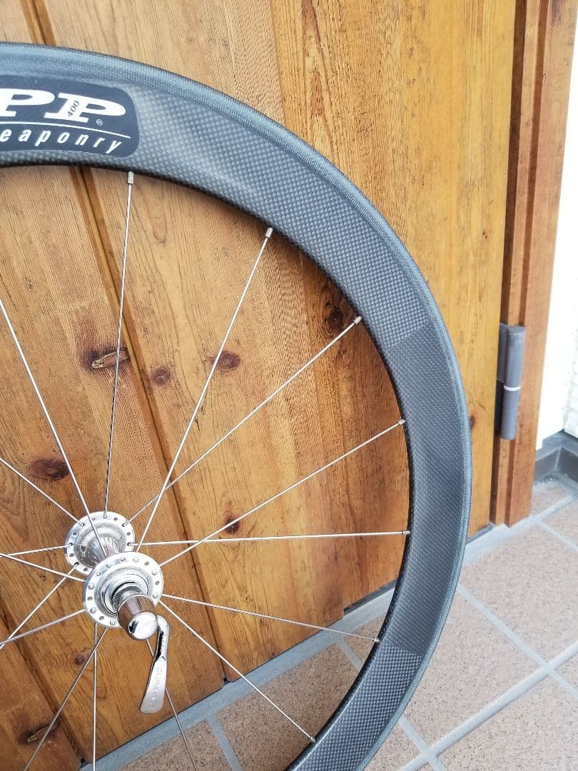 ZIPP 400 カーボン チューブラー ホイール 650c DURA-ACE