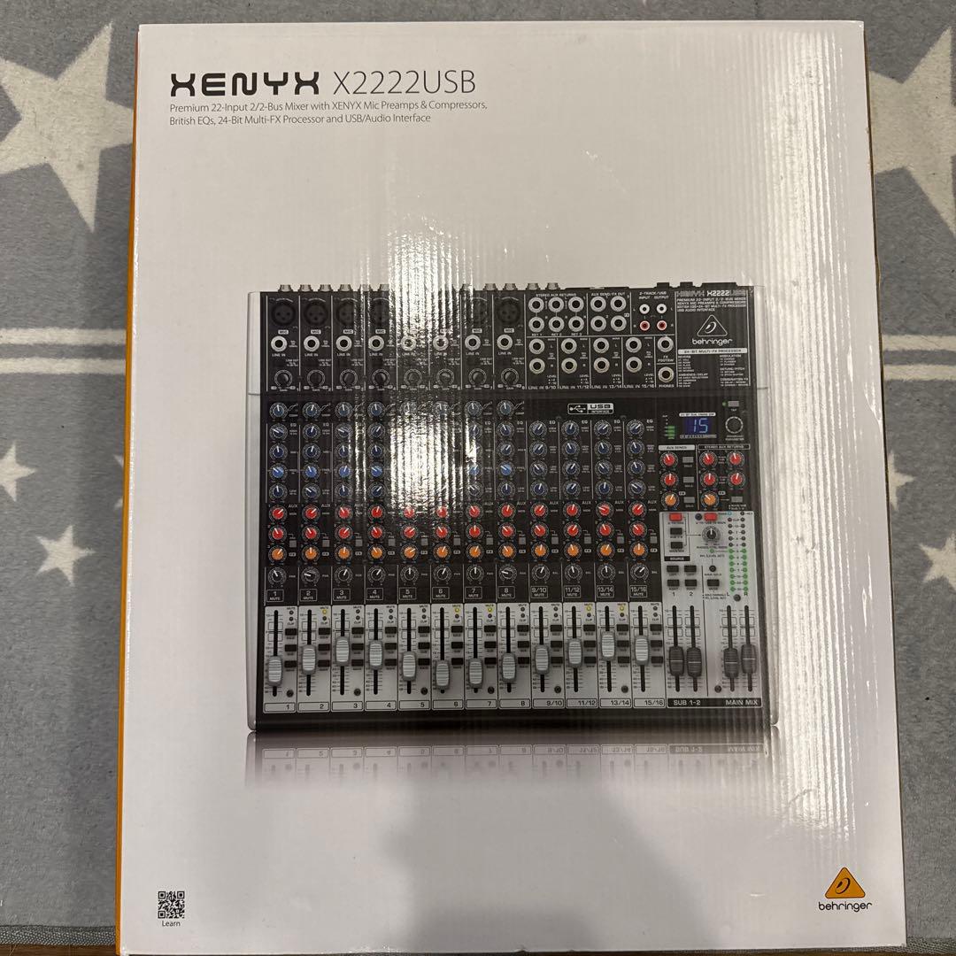Behringer XENYX X2222USB アナログミキサー配信セット付き