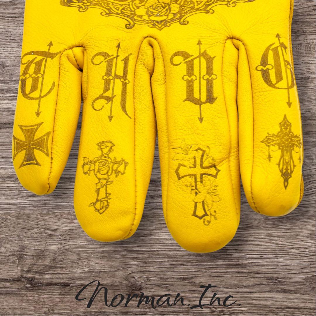 牛革　冬用　保温綿　裏起毛　レザー グローブ　バイク　手袋　ツーリング　Mサイズ