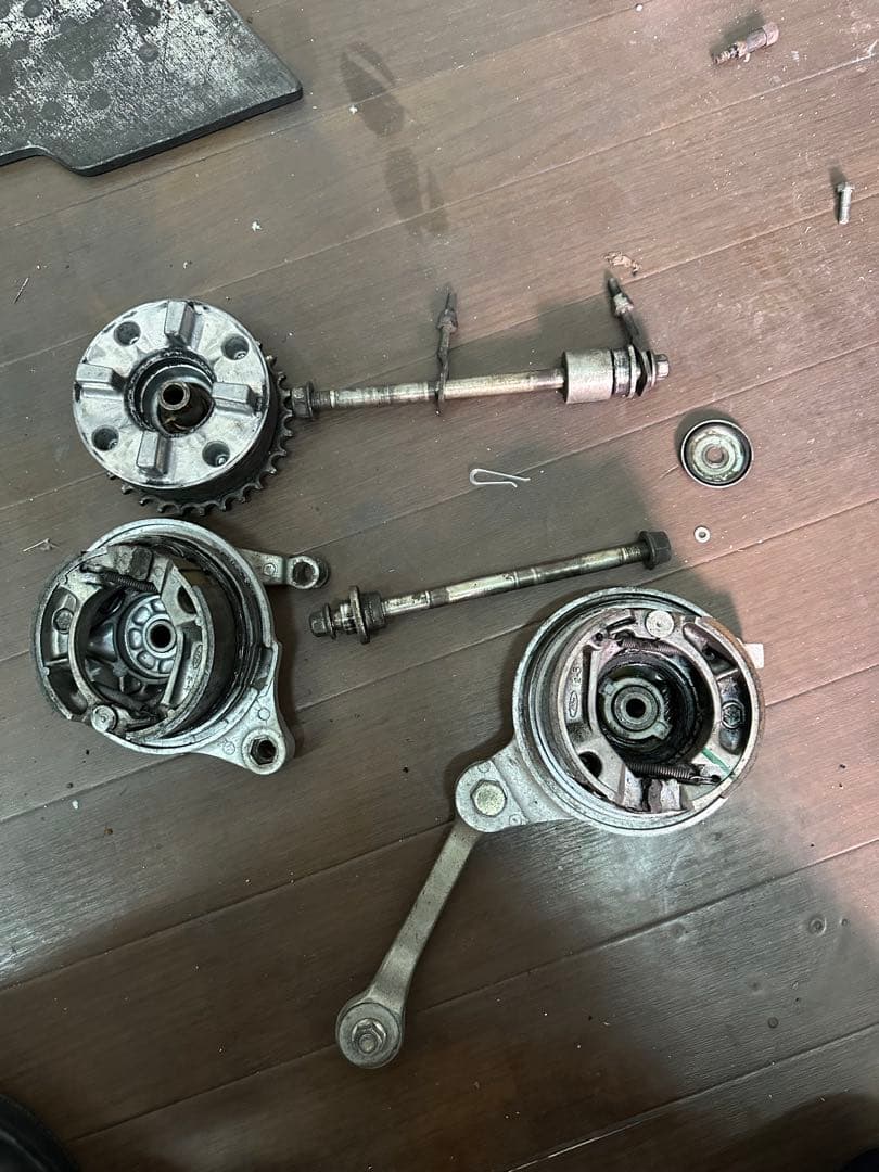 カブ　スーパーカブ　カブプロ　17インチホイール　ハブドラム　スポークホイール