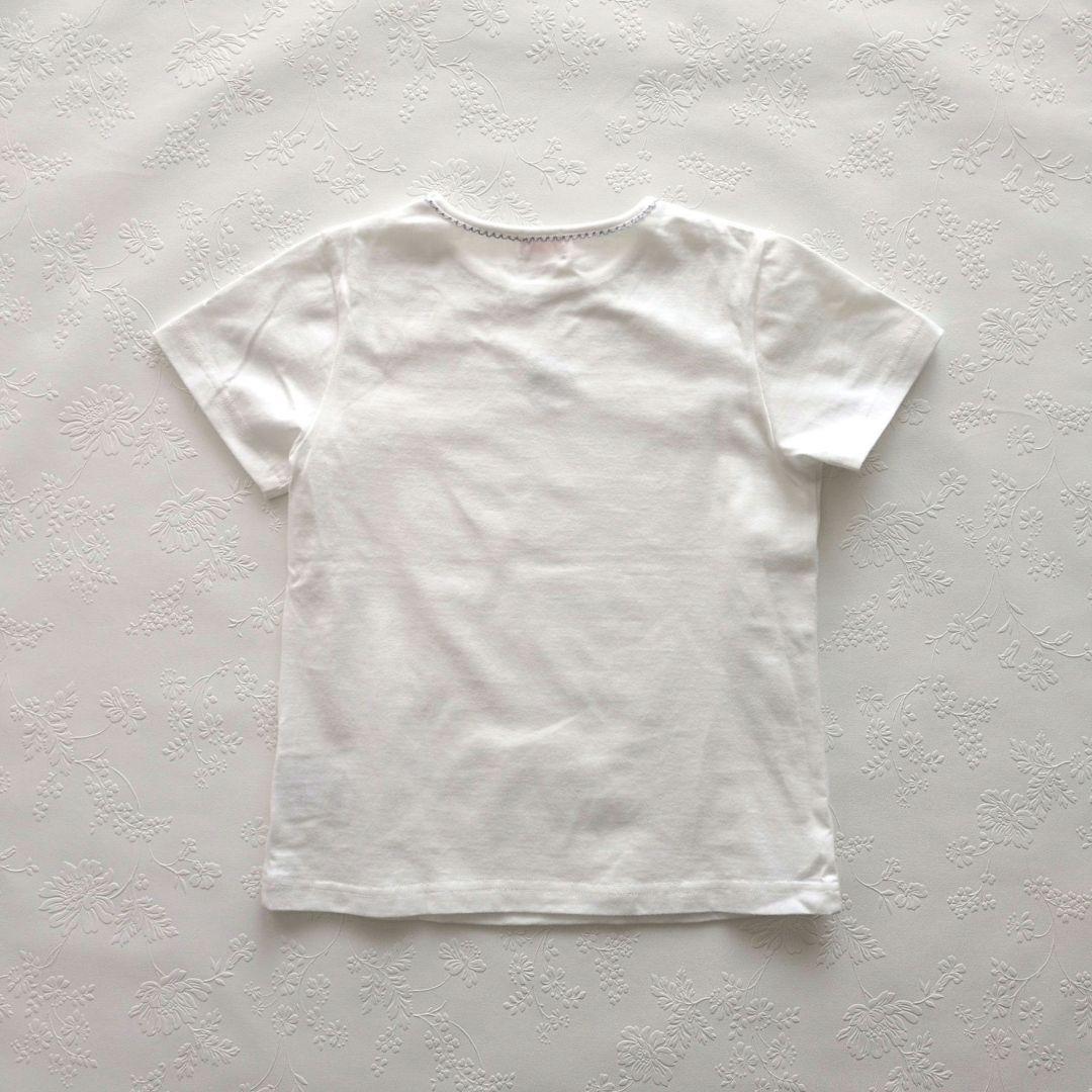 新品 mezzo piano 短丈パーカ＆半袖T ウエストロゴ プリーツスカパン