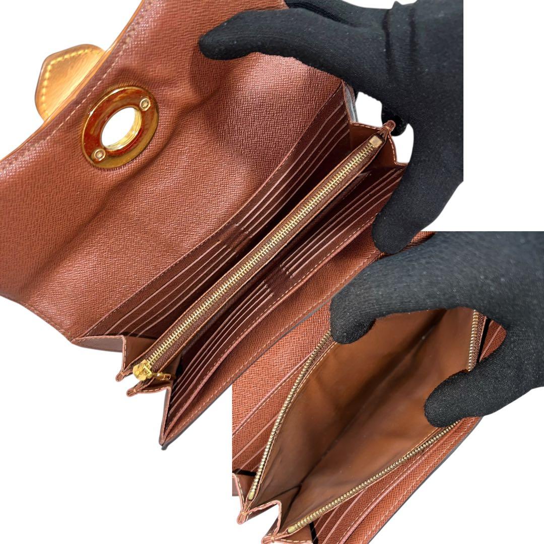 ルイヴィトン　ポルトフォイユ　ボエシ　長財布　モノグラム　ターンロック