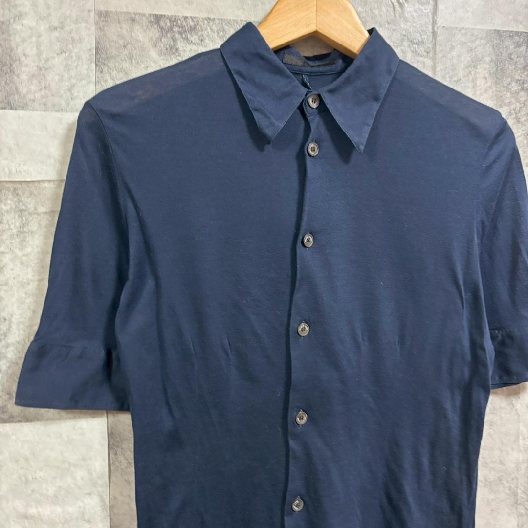 HELMUT LANG ボタンダウン　前開き ポロシャツ　イタリア製 M329