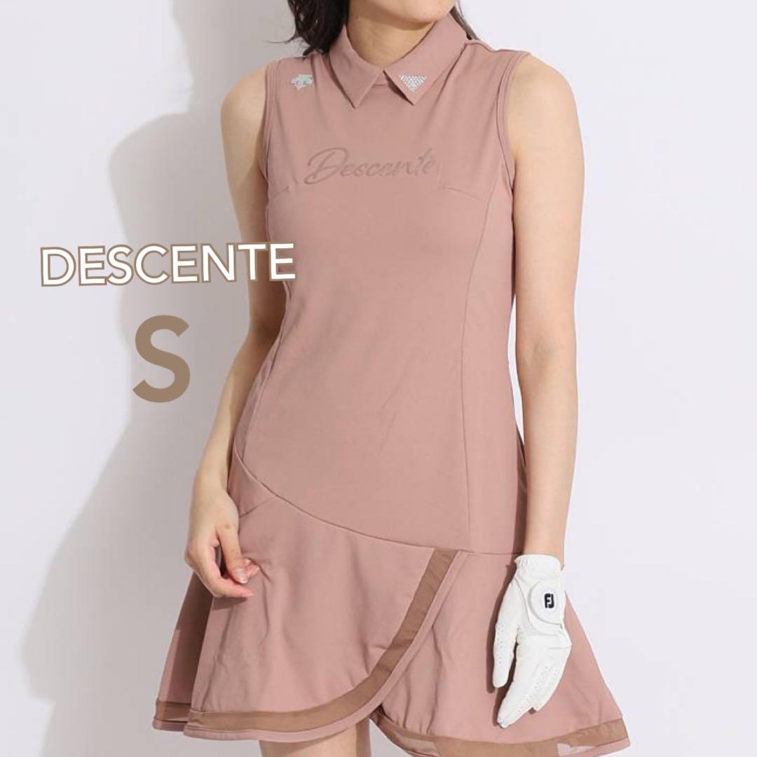 ⭐️値下げ⭐️　DESCENTE LUXE ゴルフ ワンピース S 襟付き