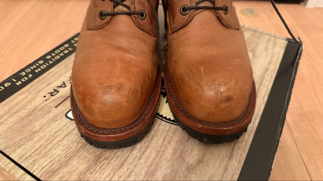 CHIPPEWA ロガーブーツ 茶色 8 1/2D