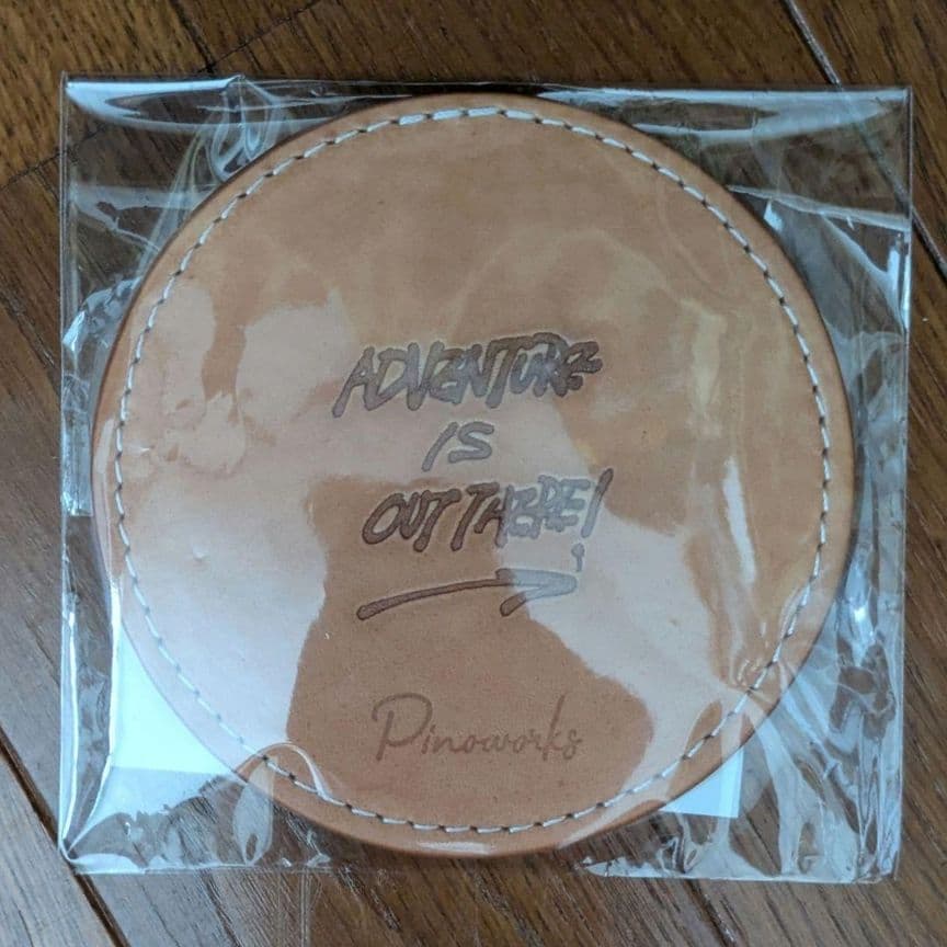 AIOT! ネイタルデザイン ピノワークス レザーコースター