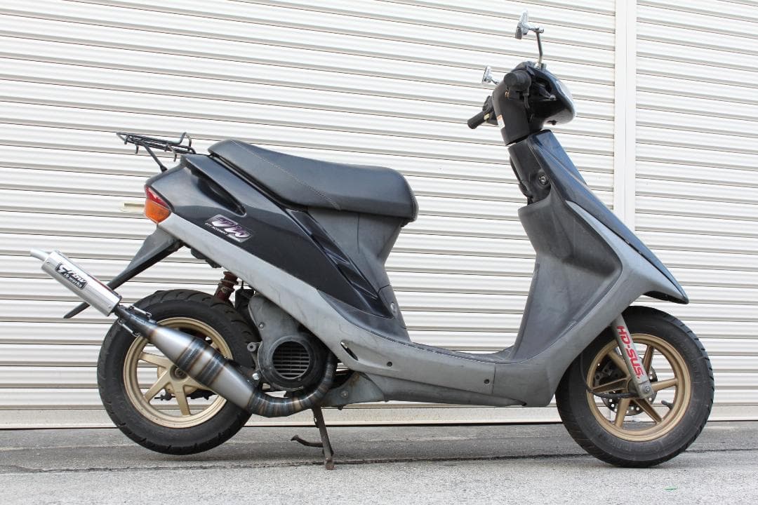 新品☆スーパーディオ(ＡＦ１８．２７．２８)用レーシングチャンバー マフラー