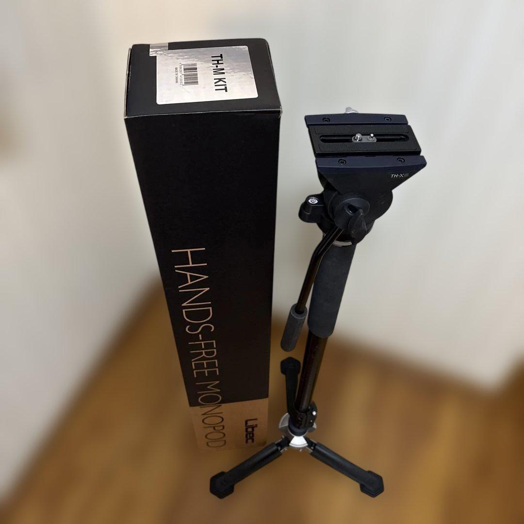Libec TH-M KIT ビデオモノポッド(TH-X H 付き)