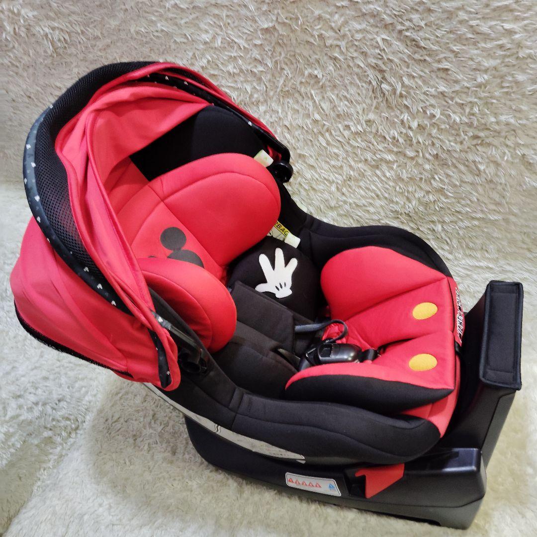 【美品】ミッキーマウス チャイルドシート ターンシート 西松屋限定 ディズニー