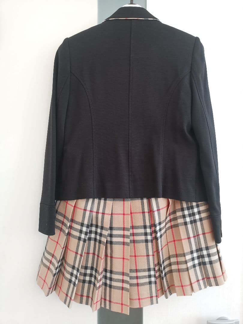 BURBERRY バーバリー セットアップ 150 ブラウス リボン付 4点