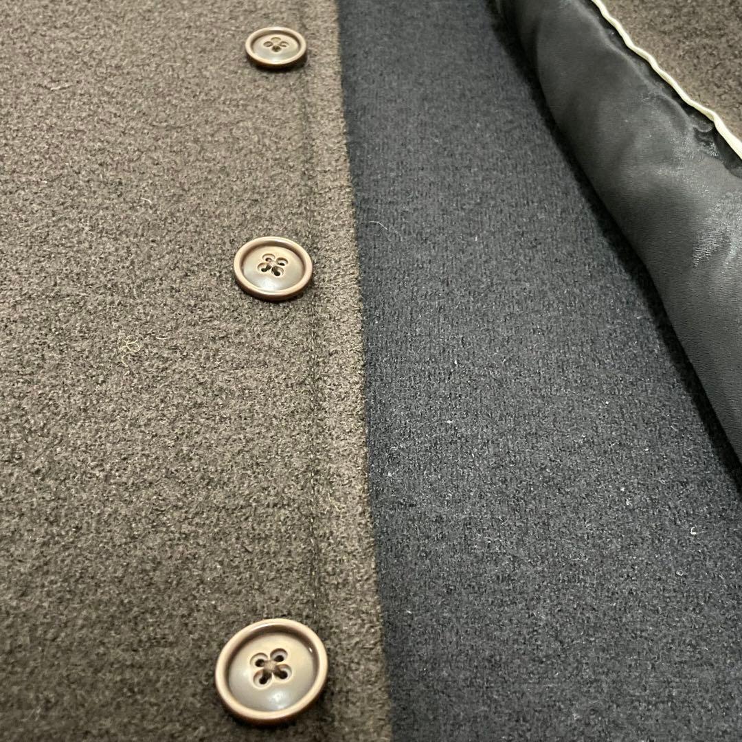 【美品】マークジェイコブス　チェスターコート　ダークブラウン ブラック