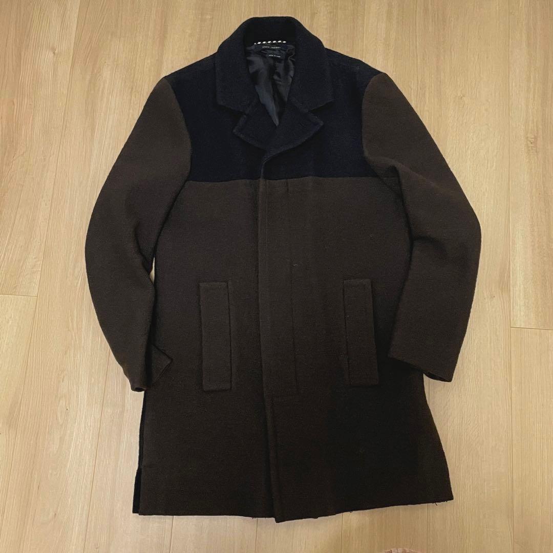 【美品】マークジェイコブス　チェスターコート　ダークブラウン ブラック