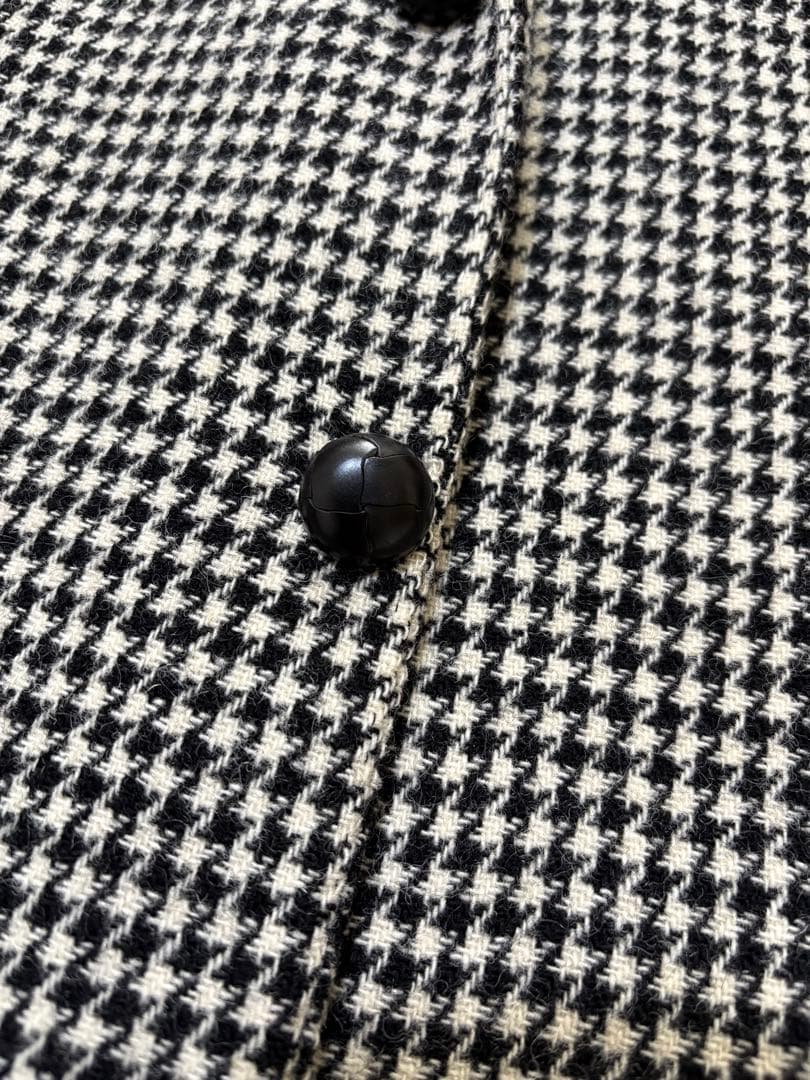 未使用に近い　ブラックレーベルクレストブリッジ　ウールツイード　ハウンドトゥース