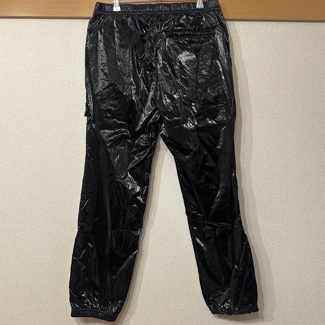 【Stone ×Supreme】 ナイロンシルクパンツ 黒