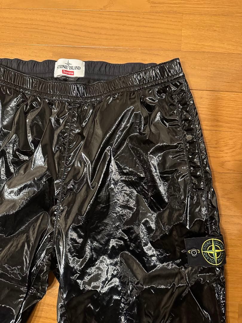 【Stone ×Supreme】 ナイロンシルクパンツ 黒