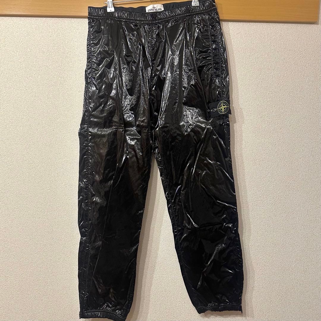 【Stone ×Supreme】 ナイロンシルクパンツ 黒