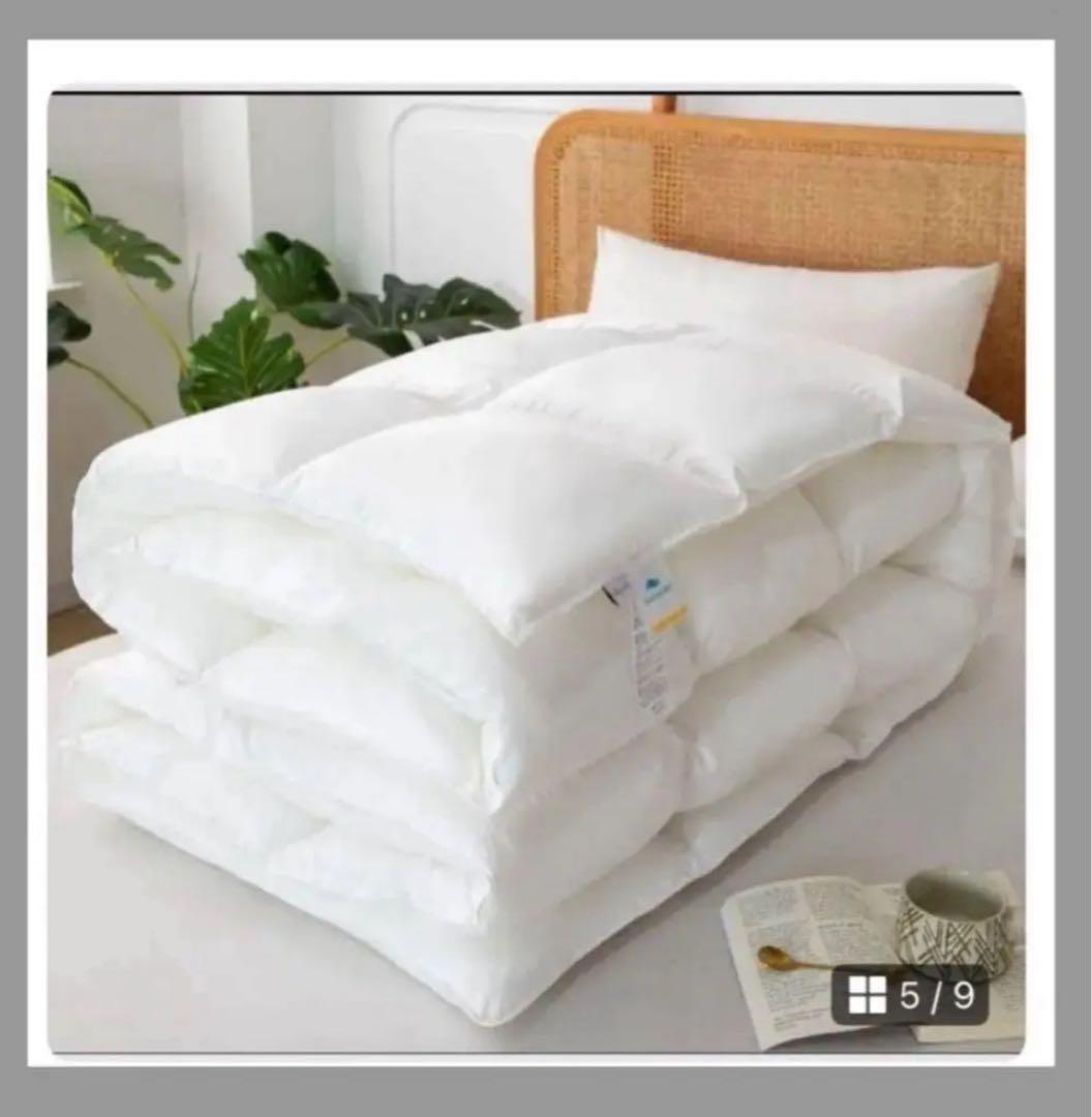 洗える人工羽毛布団 アレルギー対策 　シングル 2個セット 　　在庫後3点限り！
