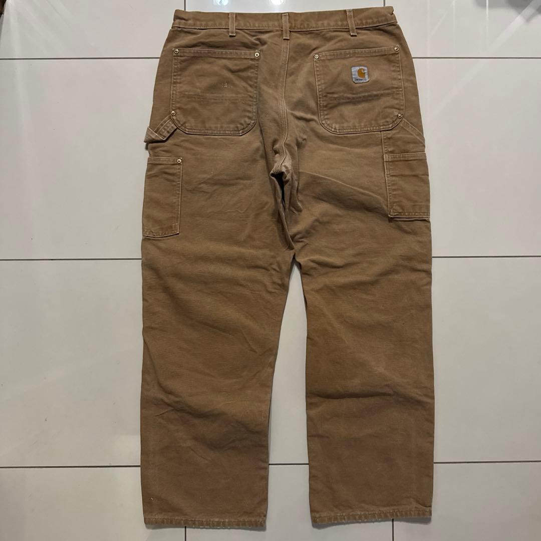 USA製 Carhartt ダブルニーペインターパンツ BRN W36L30