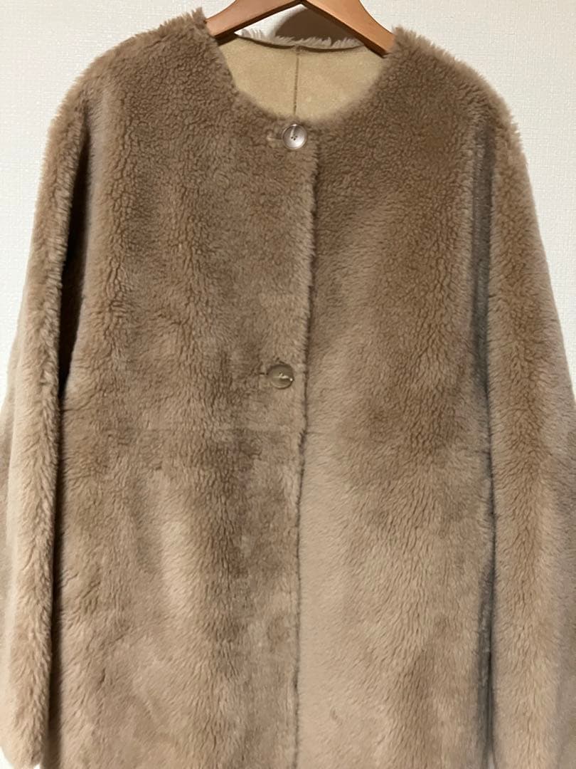 ADAM ET ROPÉ FEMME レディフェイクボアコート