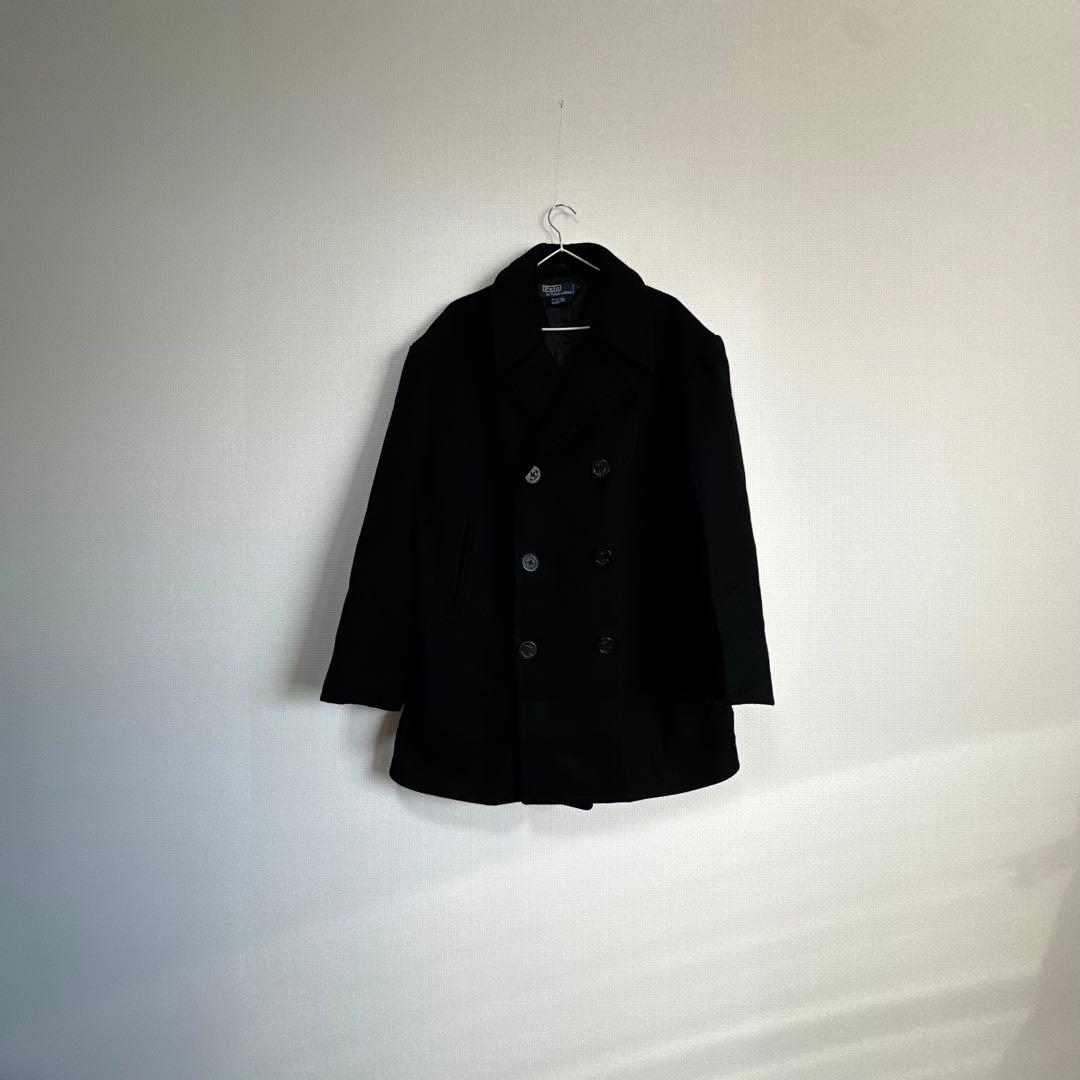 美品 Polo Ralph Lauren ポロラルフローレン ウール ピーコート
