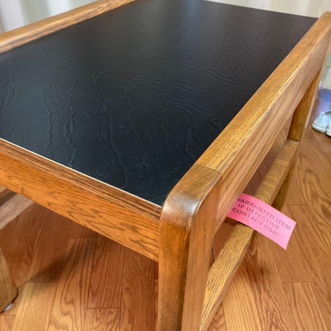 サイドテーブル　木製　ヴィンテージ　テーブル　蚤の市　アンティーク