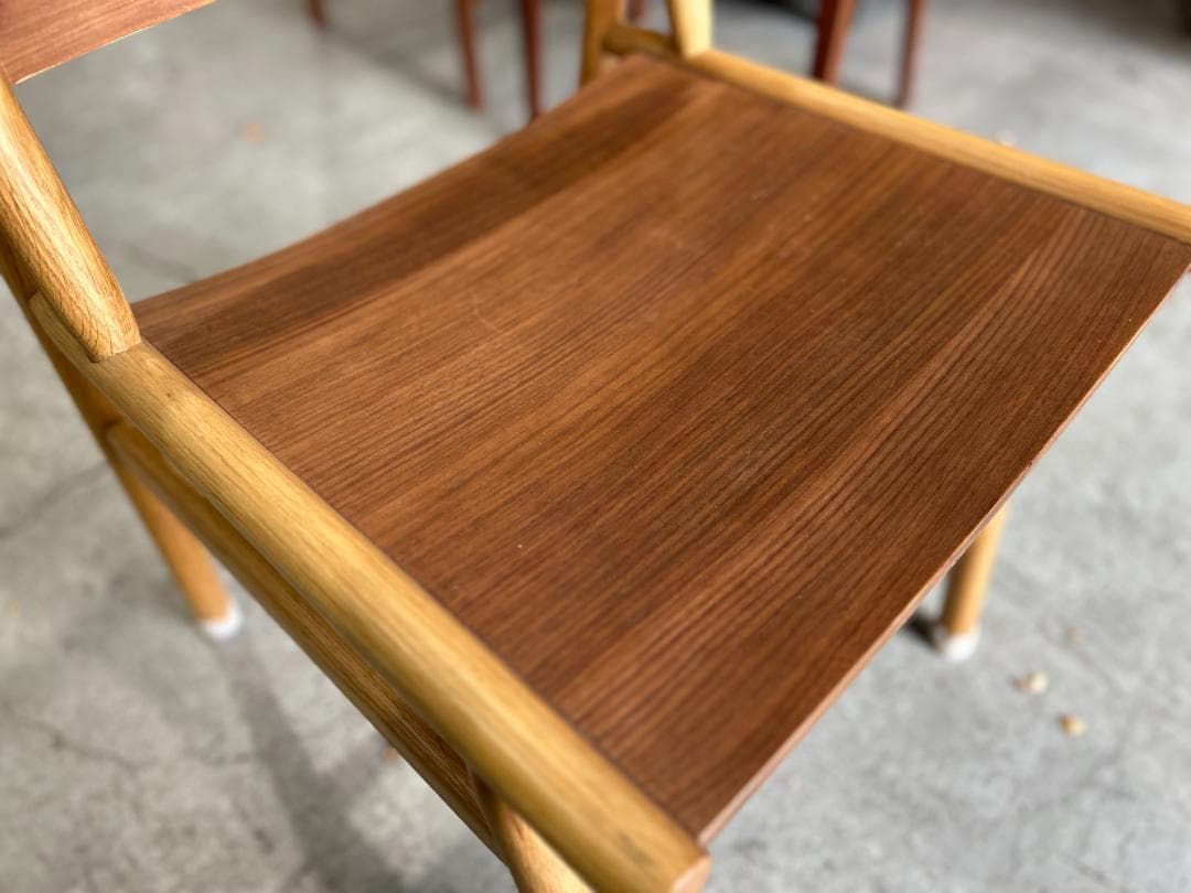 【セット売り可2/4】関家具｜フィーカⅡ｜ダイニングチェア｜オーク×ウォルナット