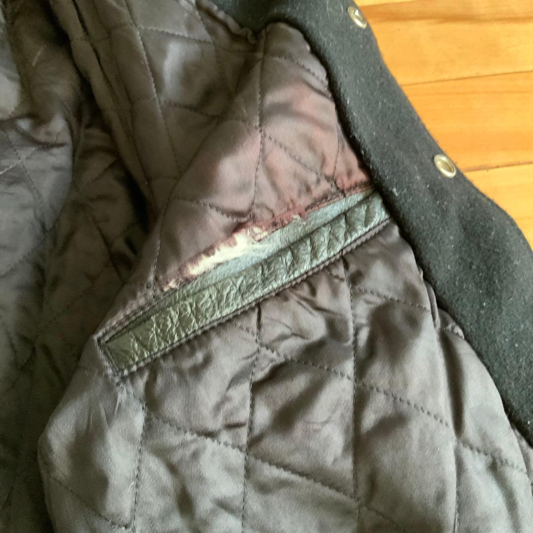 70s Golden Bear スタジャン 白タグ USA製 ブラック S