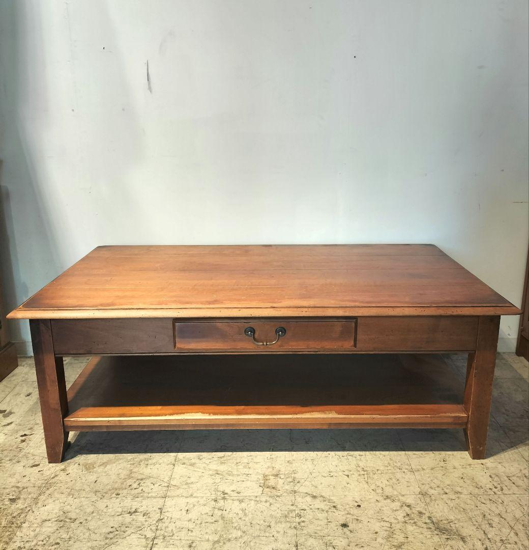 M♦ヴィンテージ　ETHAN ALLEN　ローテーブル　センターテーブル