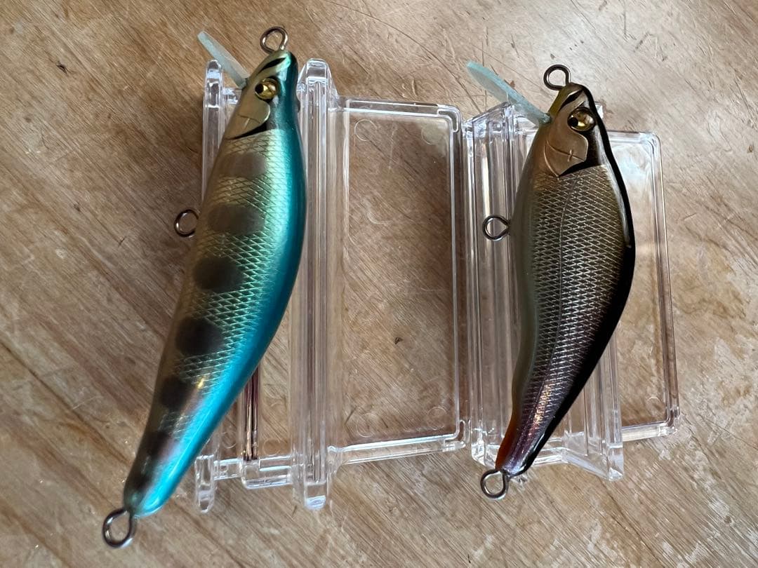 渓流ハンドメイドミノー シンドラーOMOWAZA50S＆USHIWAKA50S