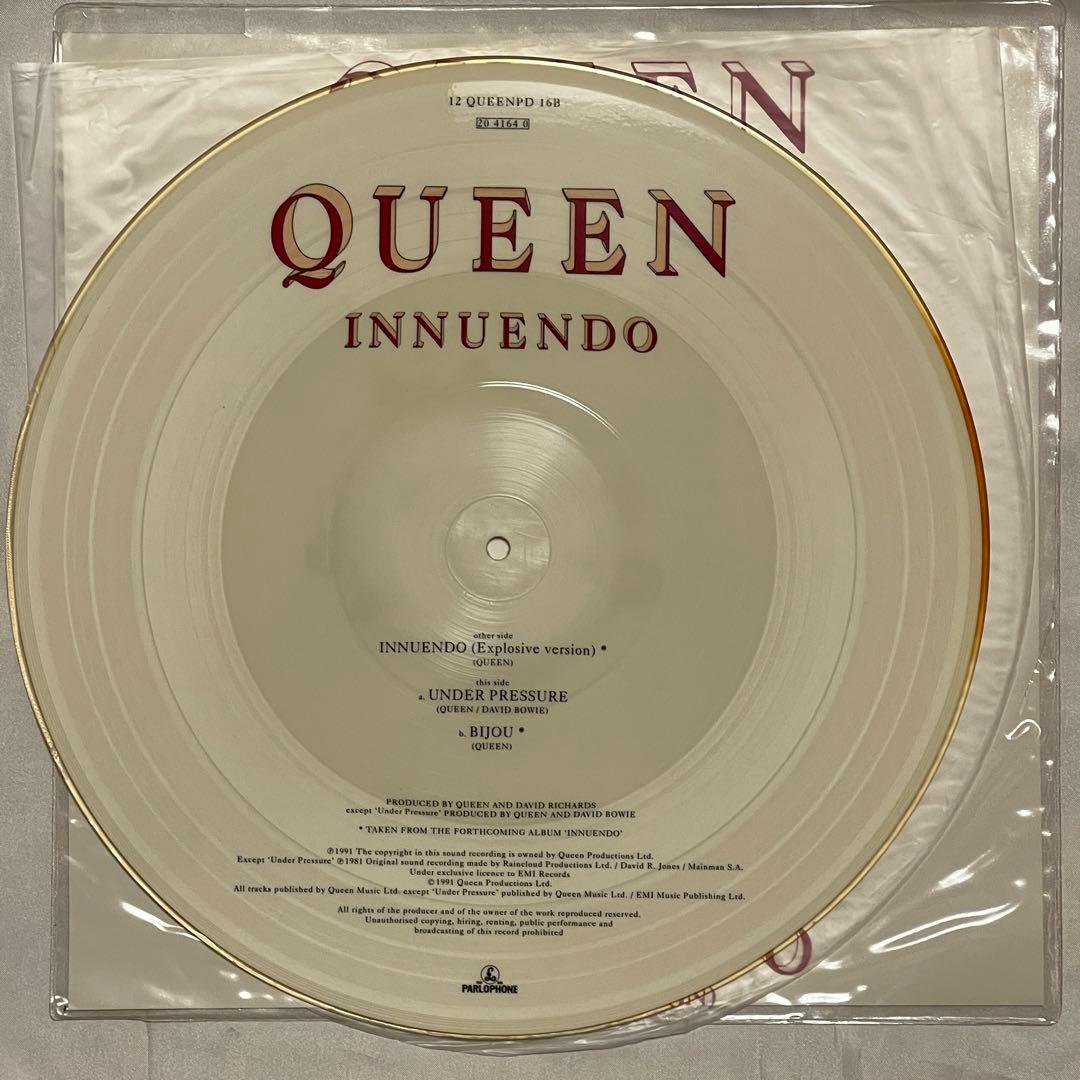 Queen Innuendo UKピクチャーディスク　クイーン