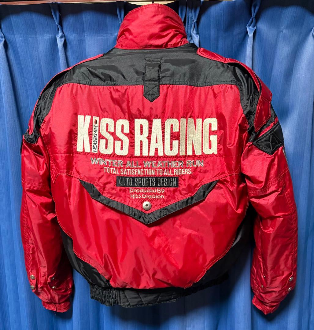 レア 希少 キスレーシング ウィンター ジャケット インナーダウンベスト付き M