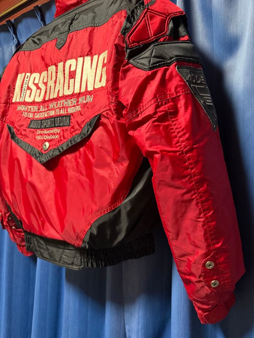 レア 希少 キスレーシング ウィンター ジャケット インナーダウンベスト付き M