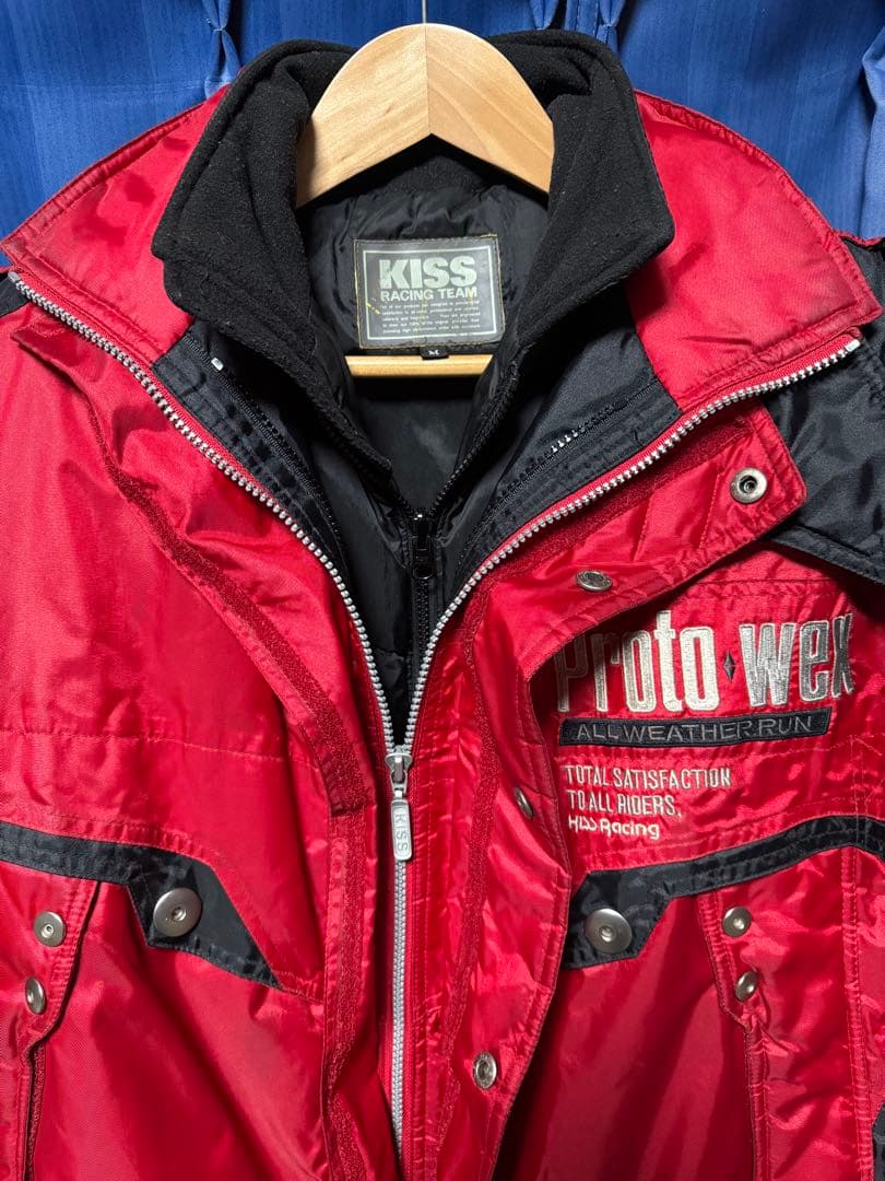 レア 希少 キスレーシング ウィンター ジャケット インナーダウンベスト付き M