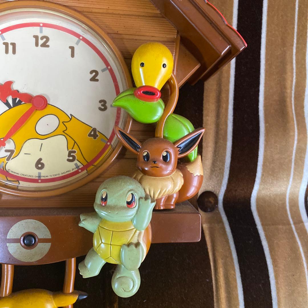 ポケットモンスター 初代ポケモン 振り子時計 壁掛け時計 レトロ SEIKO