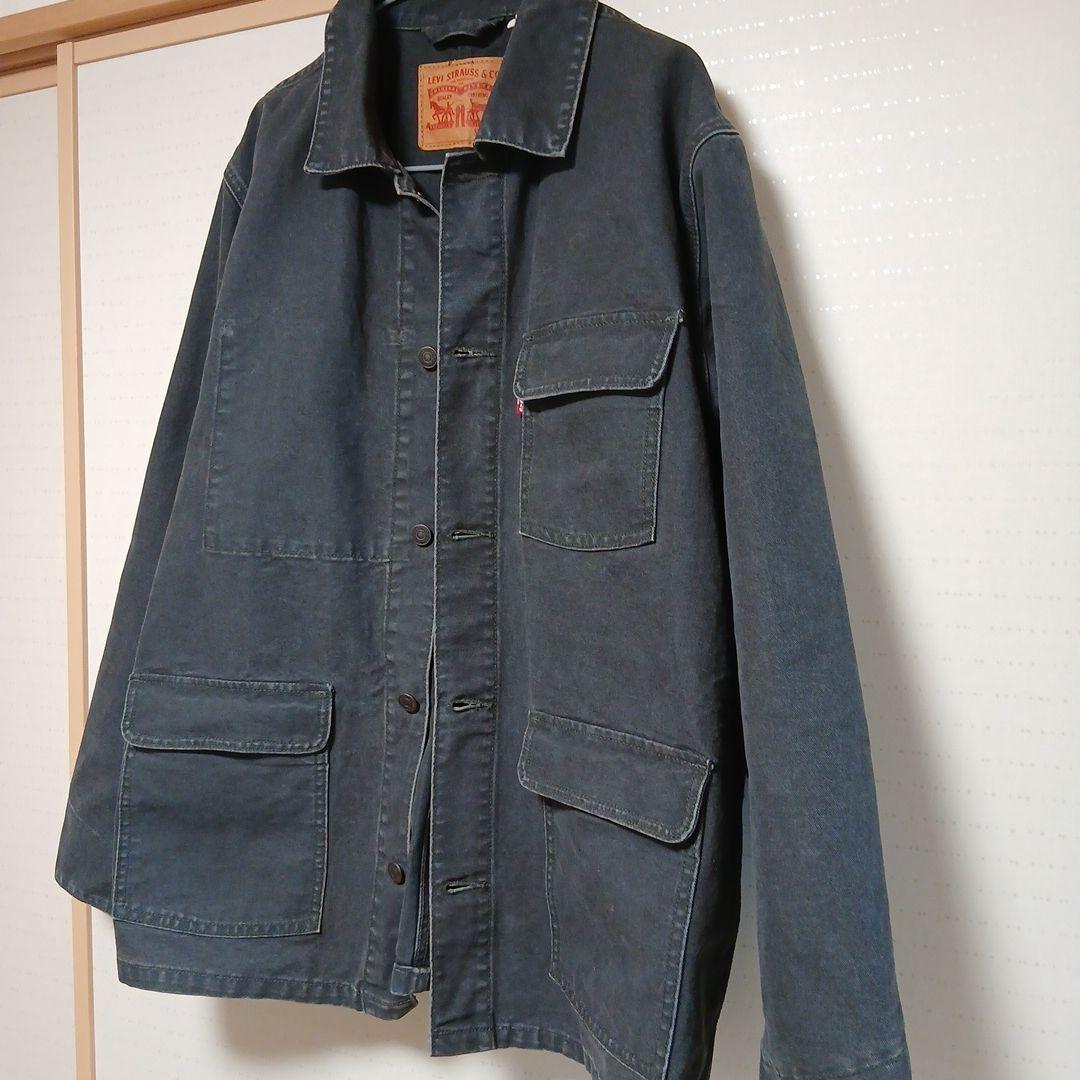Levi’s リーバイス ダック生地 カバーオール ワークジャケット ブラック