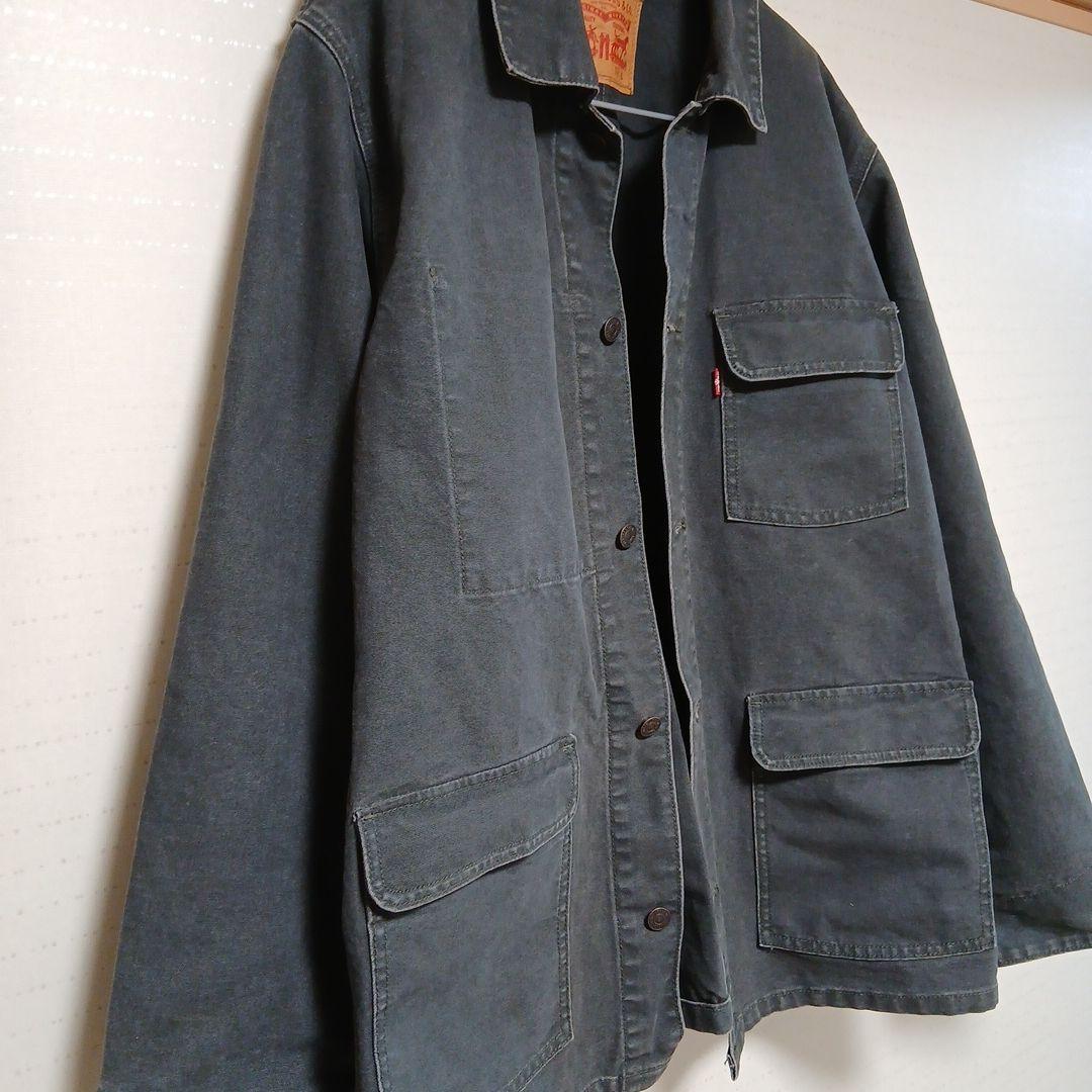 Levi’s リーバイス ダック生地 カバーオール ワークジャケット ブラック