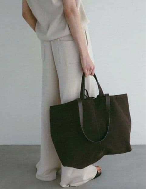 スウェードビッグ トートバッグ