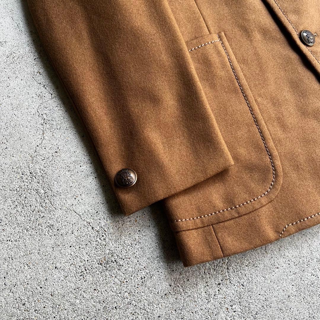 70's~80's ヴィンテージ　デカ襟　ウール　テーラードジャケット　古着