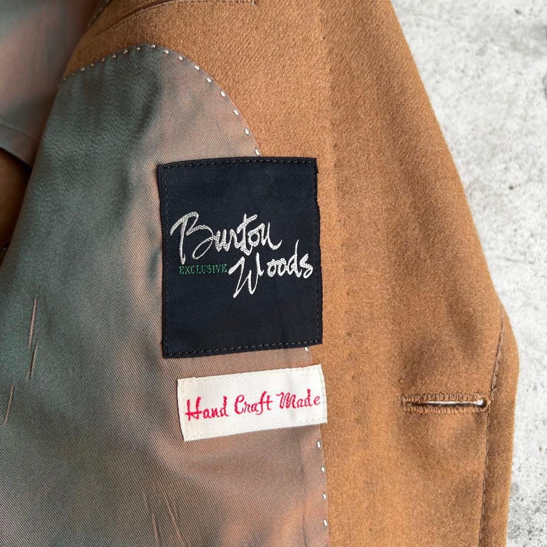 70's~80's ヴィンテージ　デカ襟　ウール　テーラードジャケット　古着