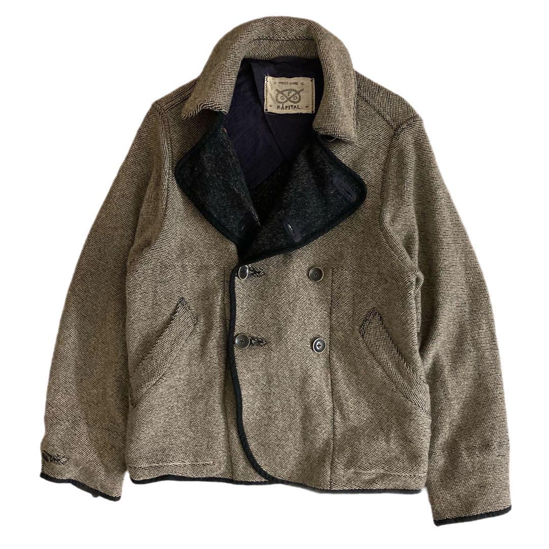 KAPITAL キャピタル ナッピング ウール Pコート