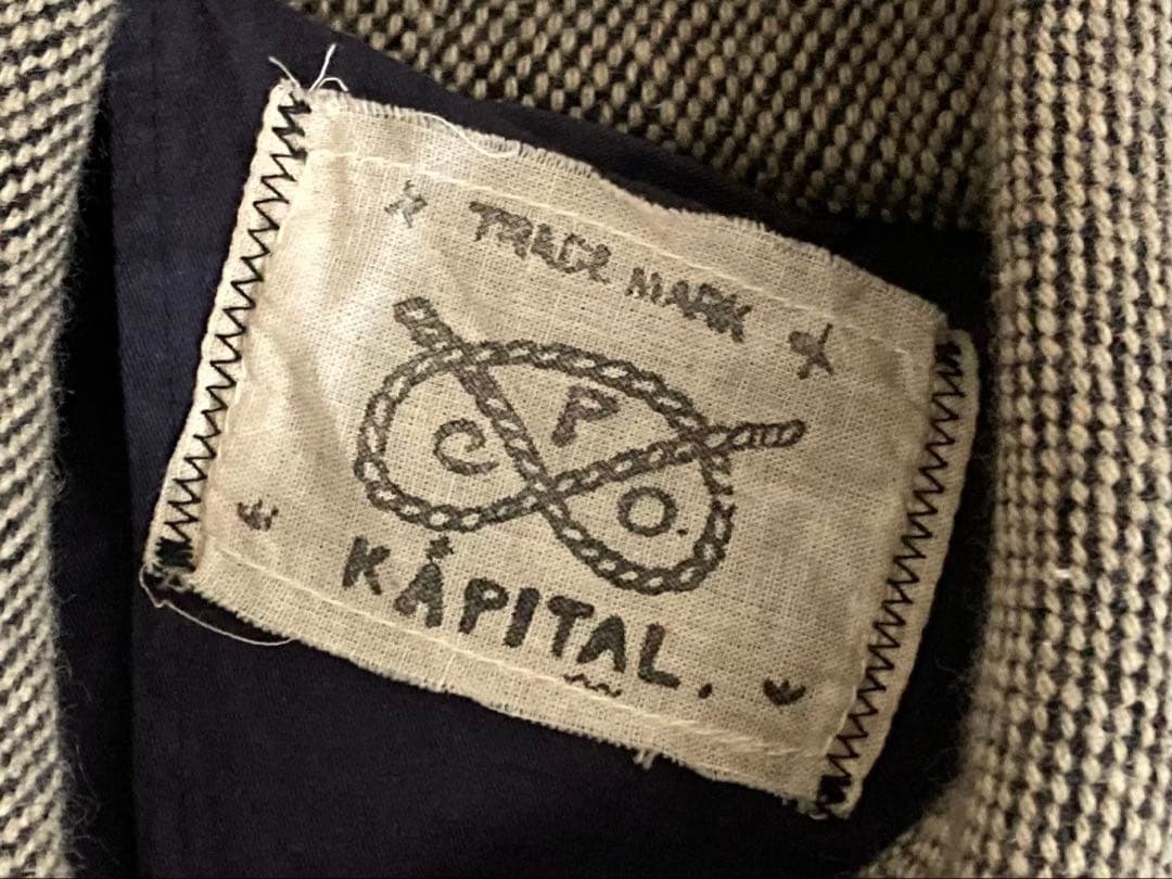 KAPITAL キャピタル ナッピング ウール Pコート