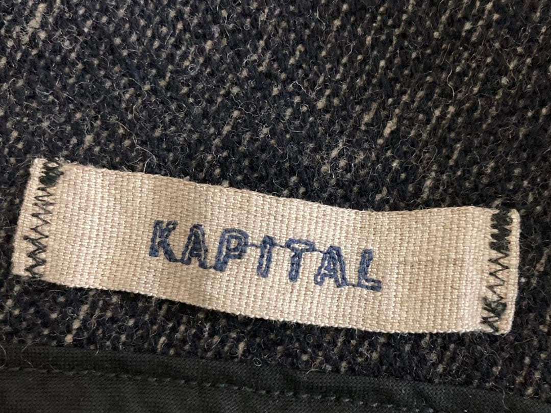 KAPITAL キャピタル ナッピング ウール Pコート