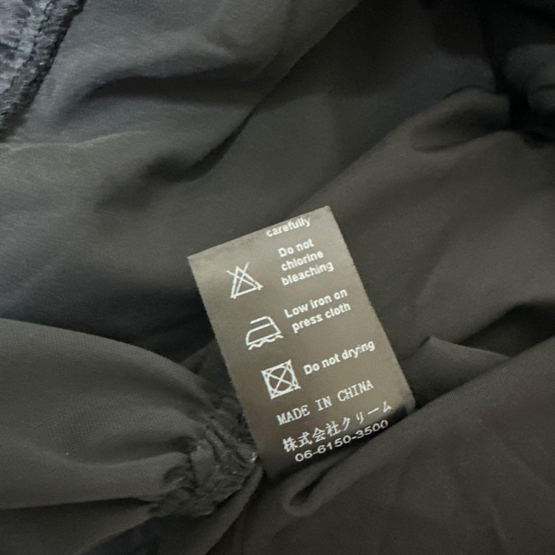 スカート QOOZA IMVAL / Frill Leather Dress [BLK]