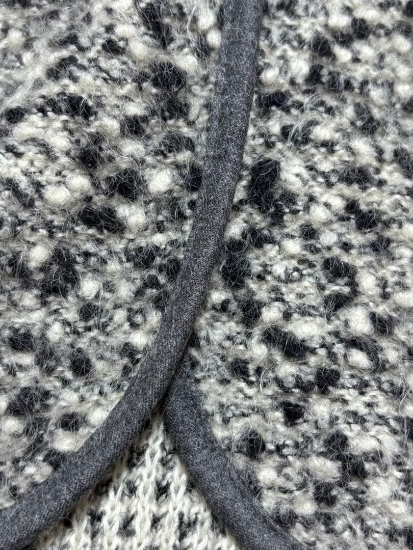 Christian Dior グレー系 ニットコート M