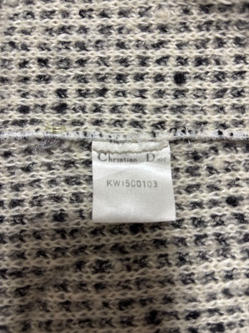 Christian Dior グレー系 ニットコート M
