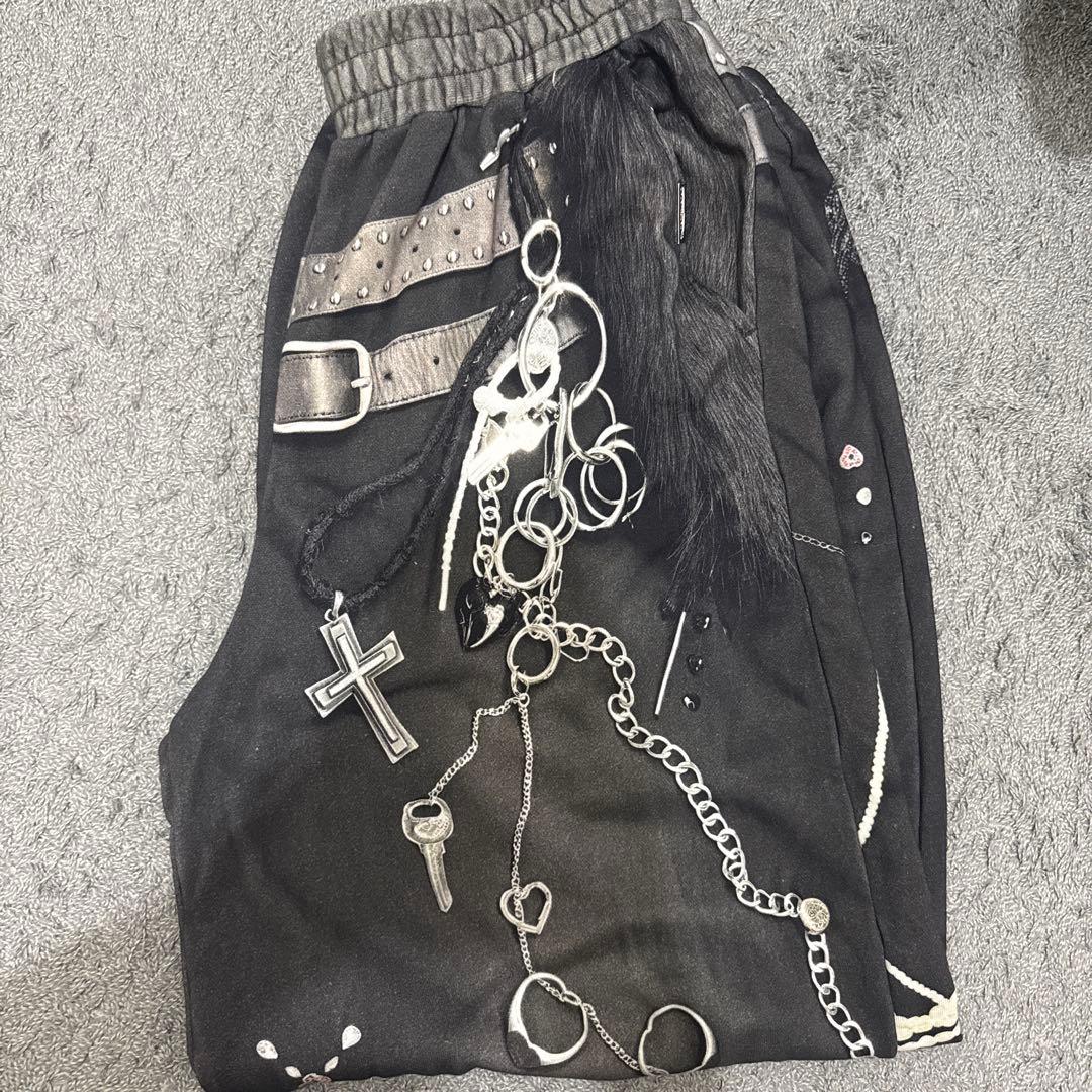 THEREDTHREAD print sweat2 スウェットパンツ 最安値