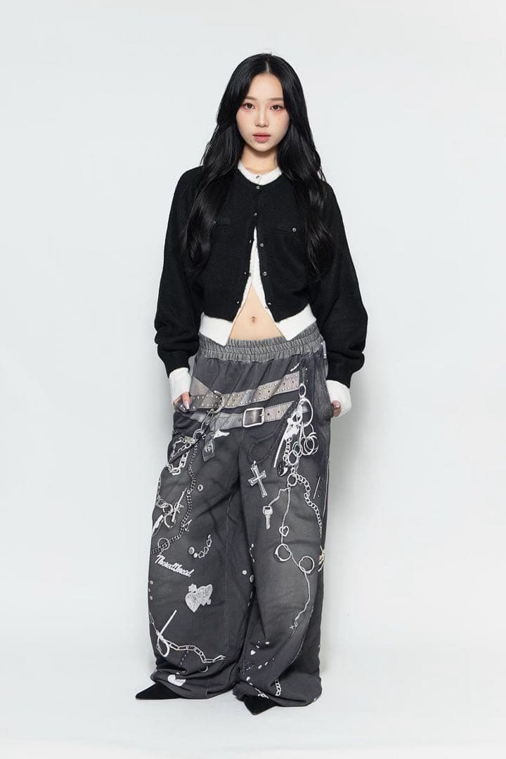 THEREDTHREAD print sweat2 スウェットパンツ 最安値