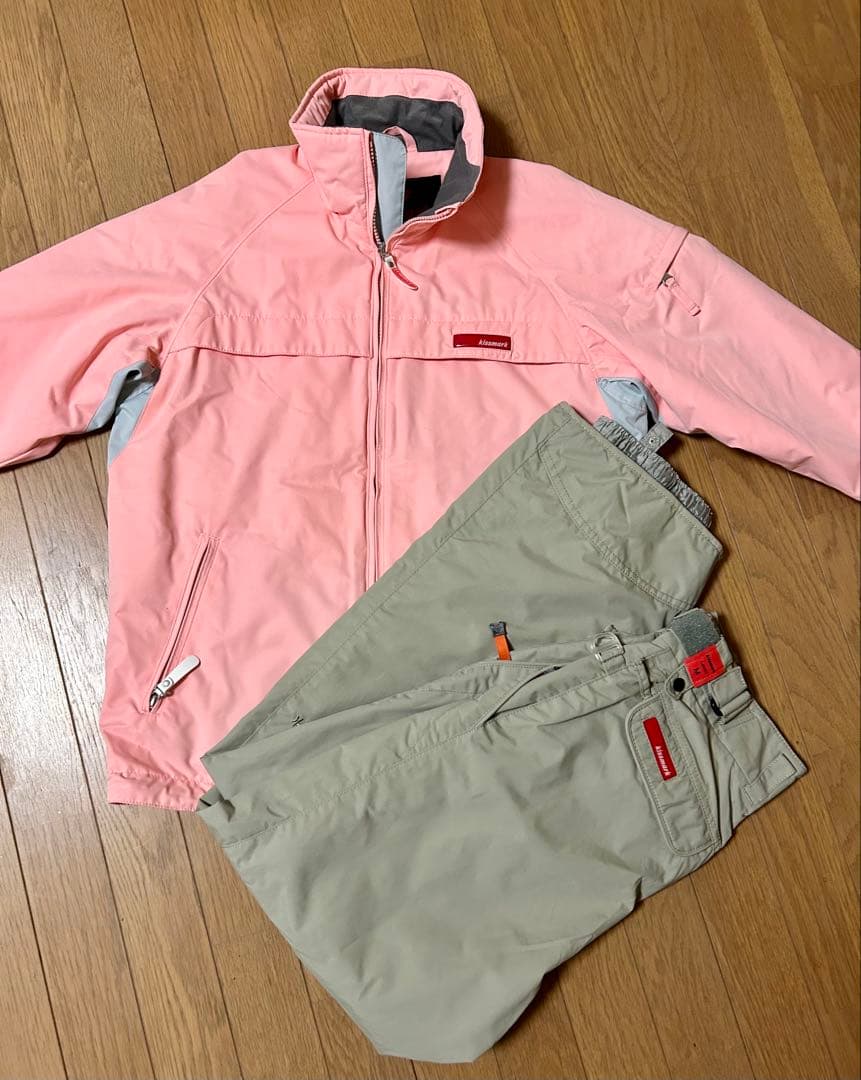 美品 Kiss mark スノーボードウェア 上下セット レディース Mサイズ