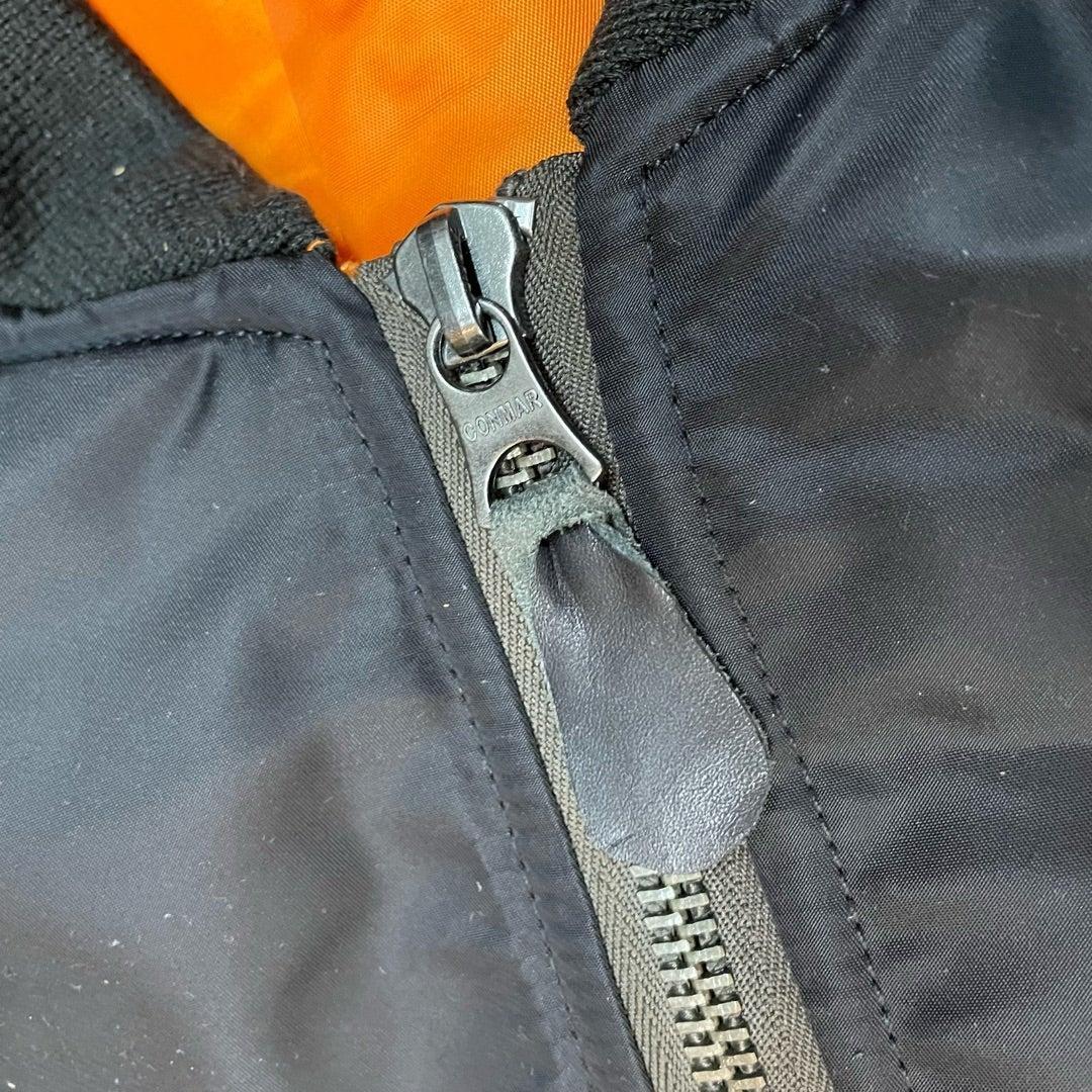 新品未使用　 MA1　フライトジャケット Dモデル　オールブラックSサイズno6