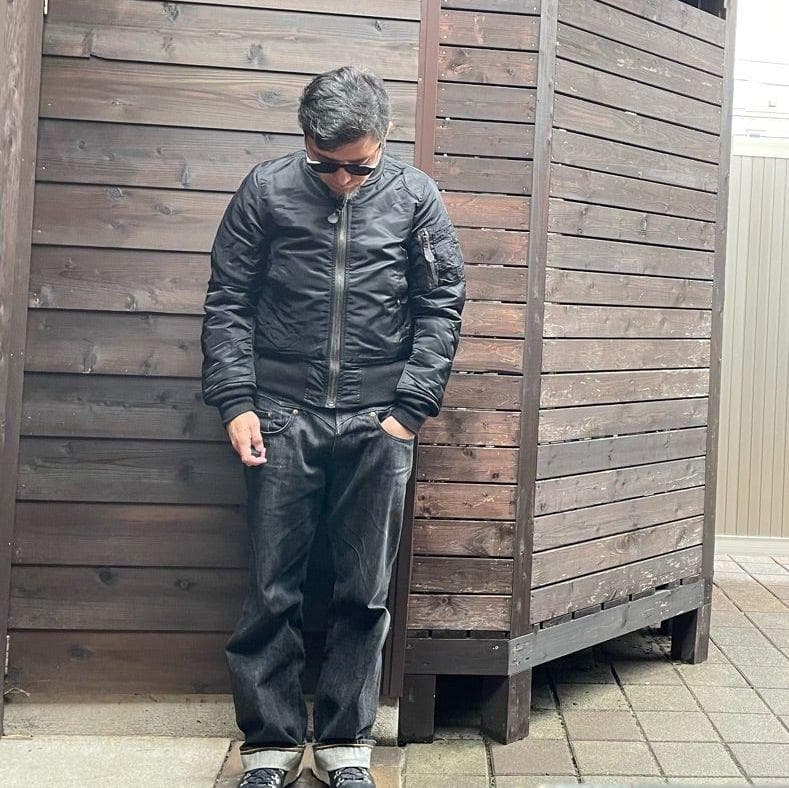 新品未使用　 MA1　フライトジャケット Dモデル　オールブラックSサイズno6